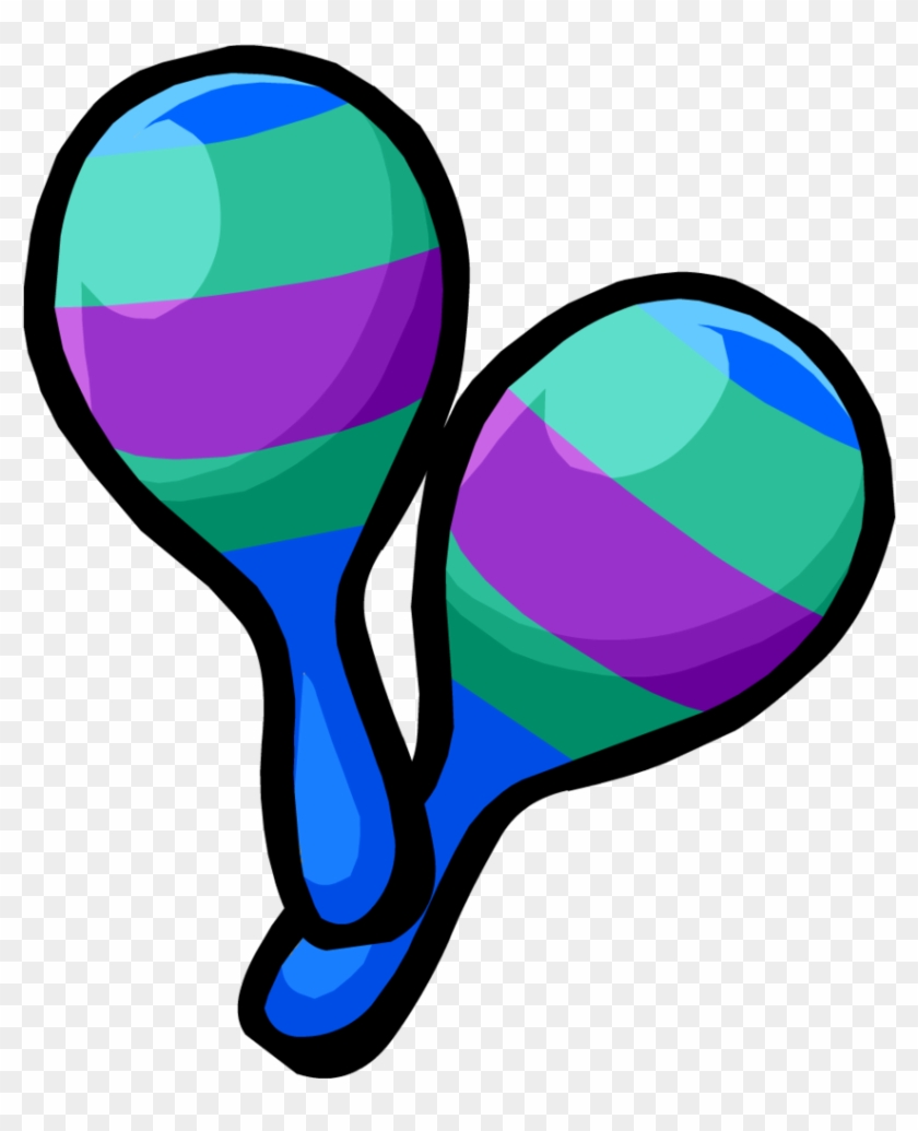 Maracas Png Uniform - Blue Maracas Clip Art Transparent Png