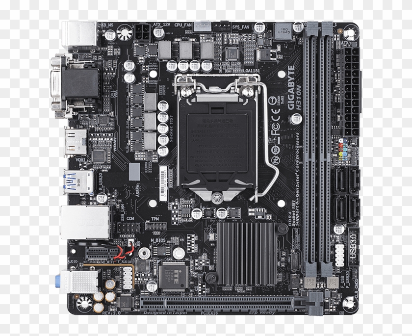 H310n, Intel H310 Chipset, Lga 1151, Hdmi, Mini-itx - Motherboard Clipart