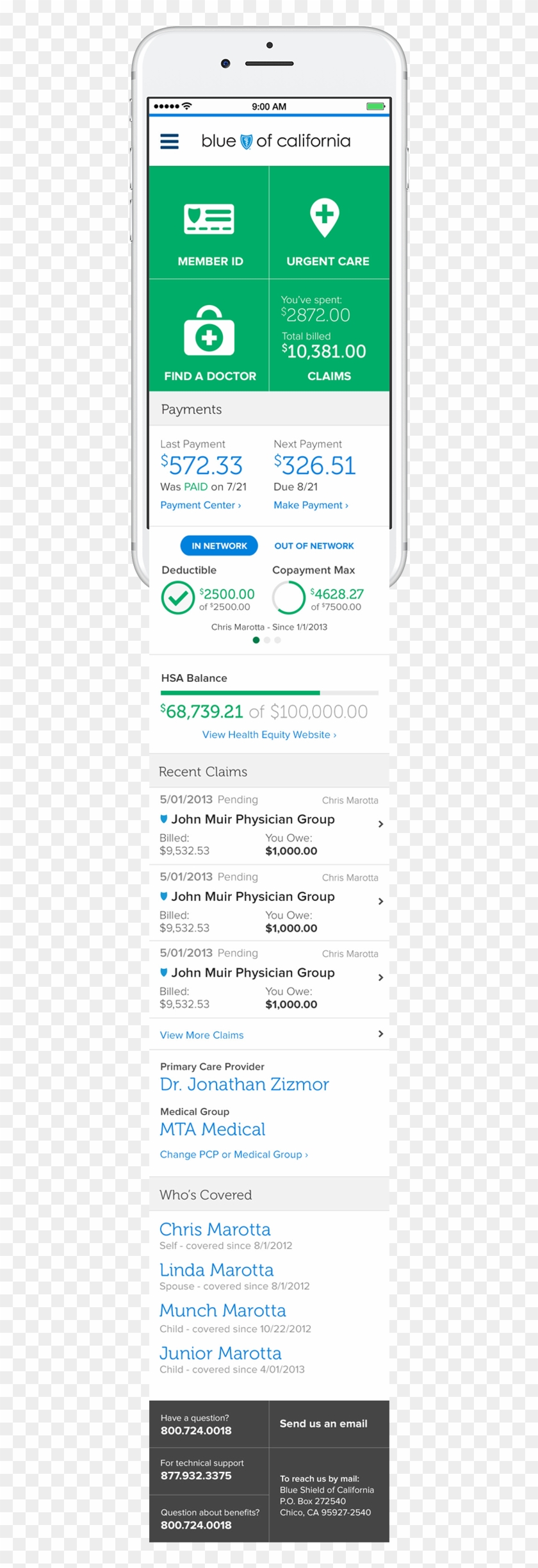 Blue Cross Of California Needed A Mobile App Redesign Clipart (2138070) PikPng