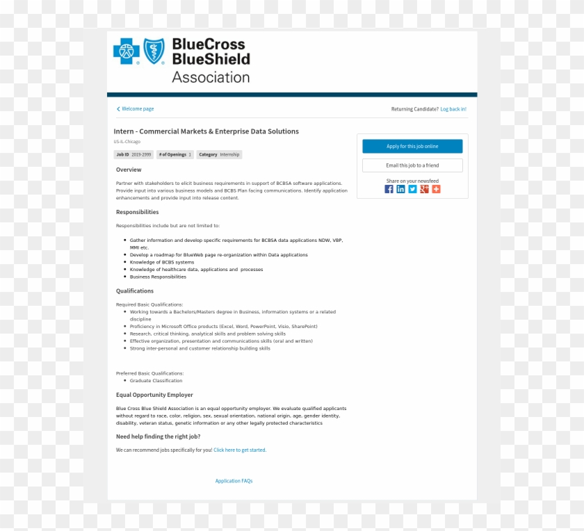 Blue Cross Blue Shield - Blue Cross Blue Shield Association Clipart