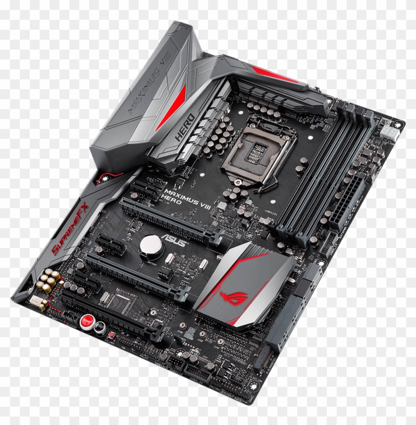 Asus Maximus Viii Hero Atx Lga1151 Motherboard - Asus Maximus 10 Hero Clipart