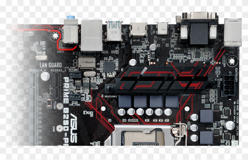 1 - Motherboard Asus Prime B250m Plus Clipart