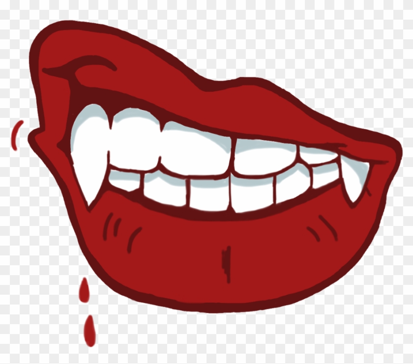 Ftestickers Vampire Vampireteeth Lips Clipart