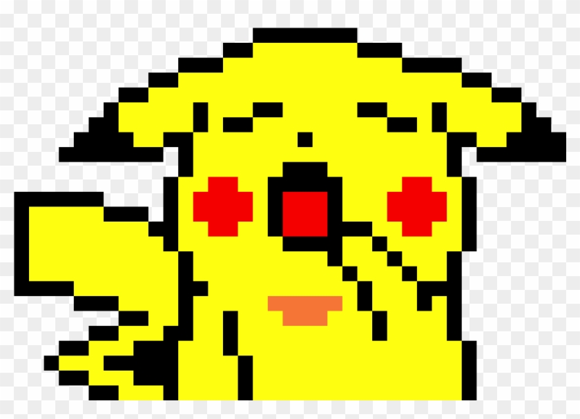 Pikachu - Pikachu Pixel Art In Minecraft Clipart