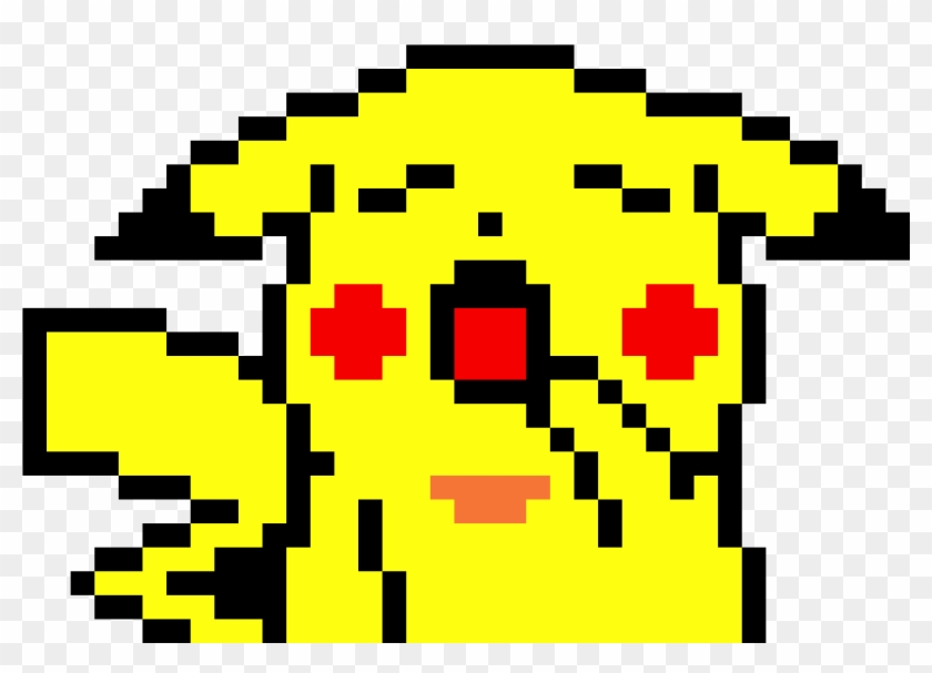 Pikachu - Pikachu Pixel Art In Minecraft Clipart #2138445