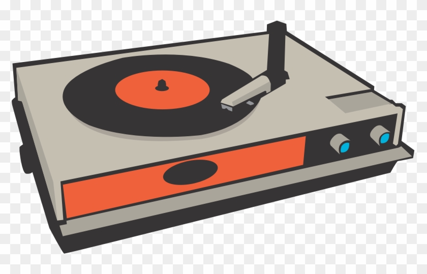Turntables Png Cliparts - Clip Art Record Player Transparent Png #2138492