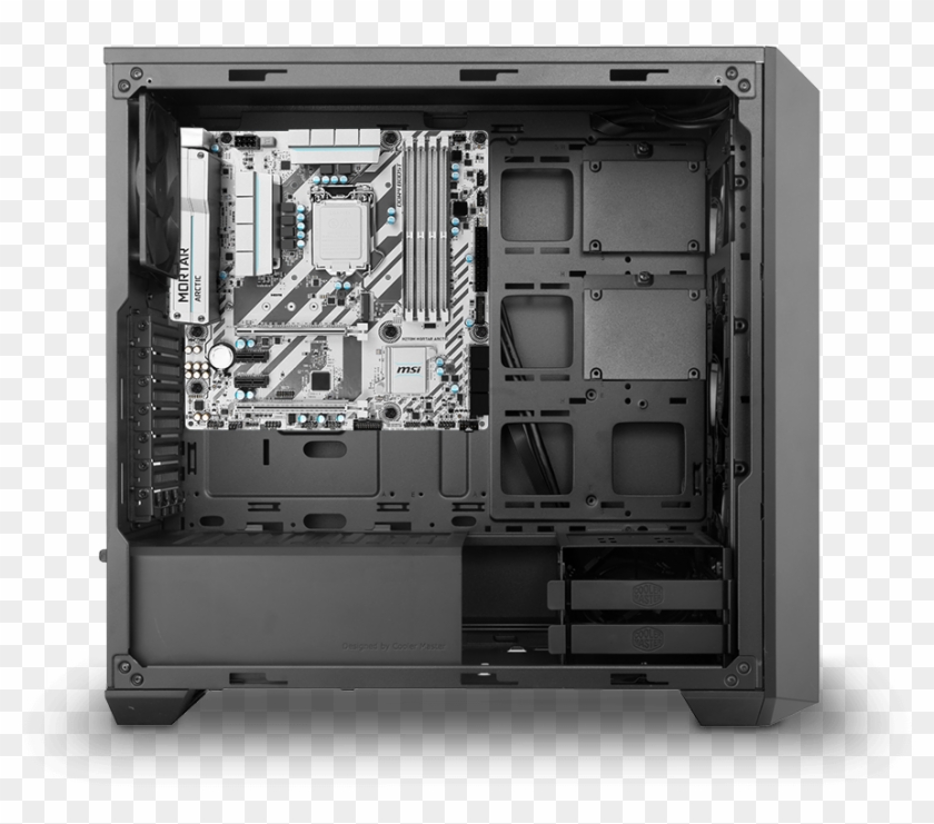 Motherboard Tray Cut-outs Creatively Rearrange Space - Cooler Master Masterbox Pro 5 Rgb Clipart