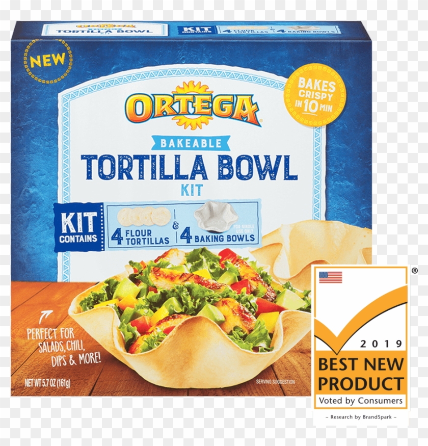 Bakeable Tortilla Bowl Kit - Taco Bowl Kit Clipart #2138635