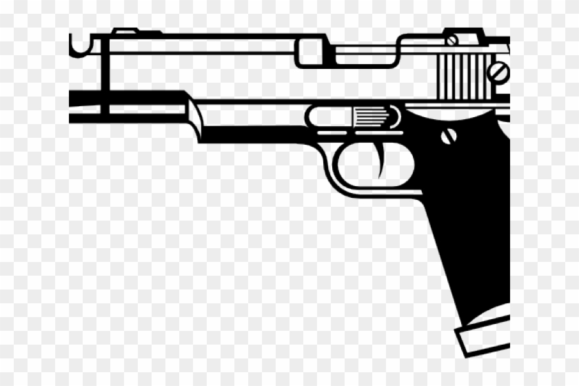 Cartoon Gun Cliparts - Transparent Gun Clip Art - Png Download #2139418