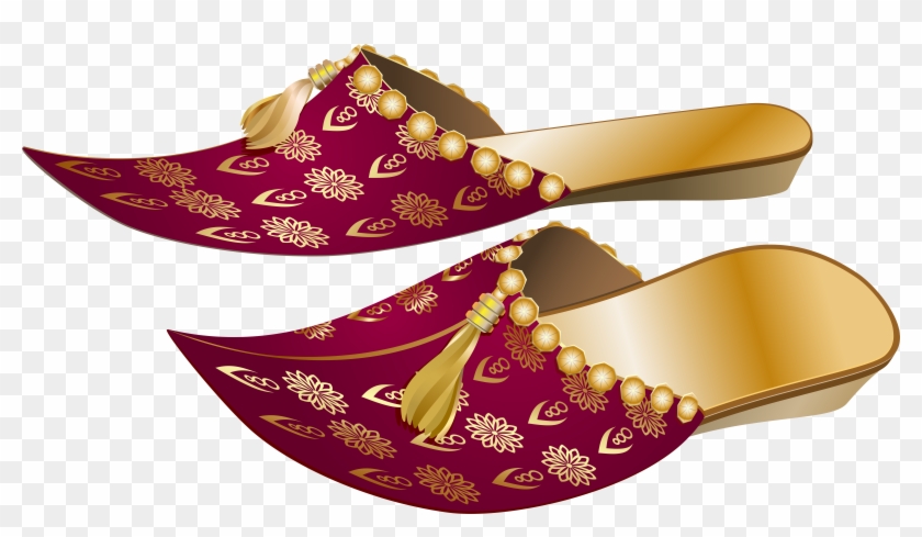 Arabian Slippers Png Clip Art - Slippers And Shoes Png Transparent Png #2139721