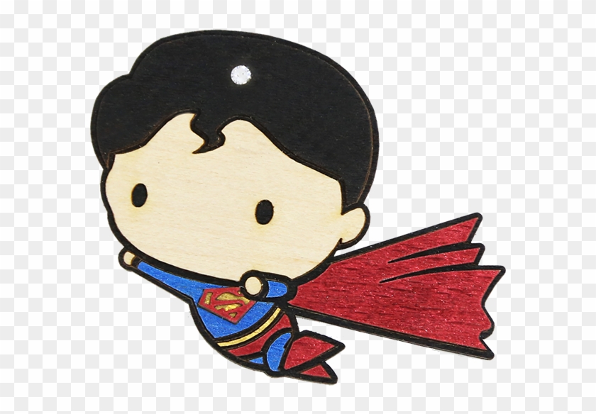 Magnets - Superman - Justice League Chibi Png Clipart