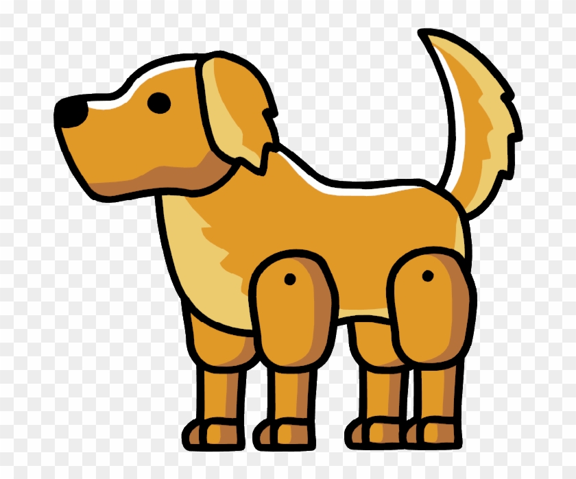 Golden Retriever Clipart Orange Dog - Scribblenauts Dogs - Png Download #2139894