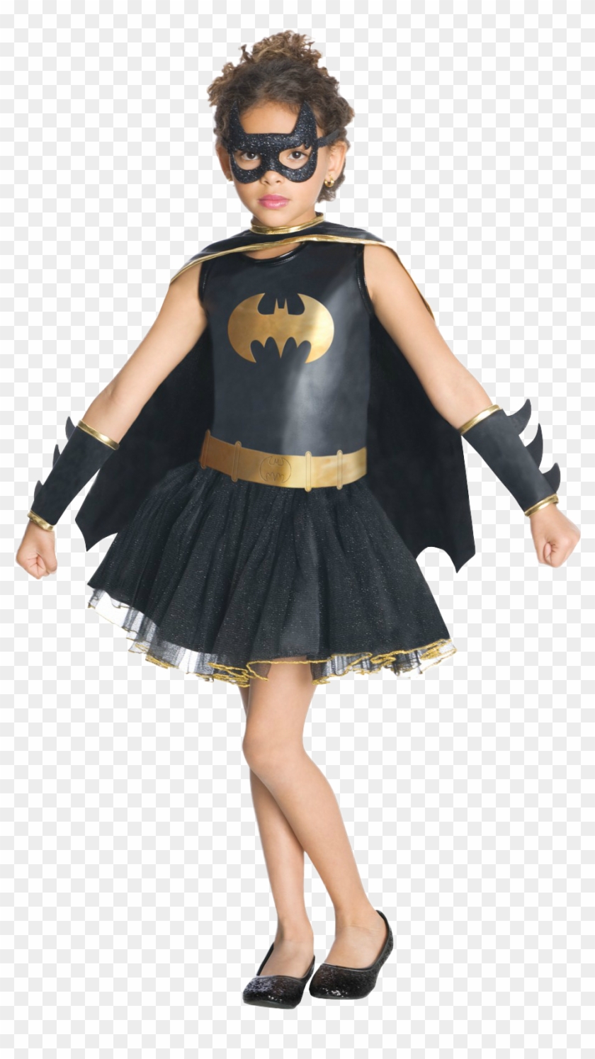 Batgirl Dress Girls Fancy Dress Comic Book Superhero - Bat Girl Costume For Kids Clipart #2139908