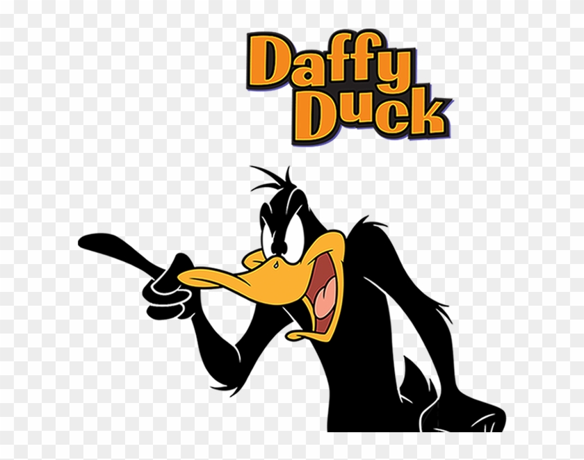Daffy Duck Black And White , Png Download - Angry Daffy Duck Png Clipart #2140365