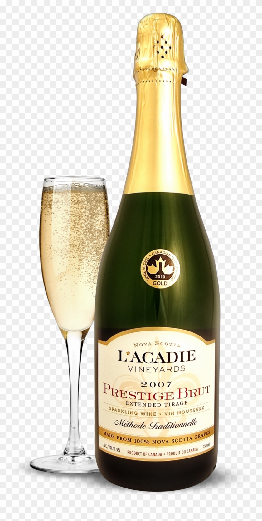 Lacprestigebrut2007 - Sparkling Wine Clipart #2141059