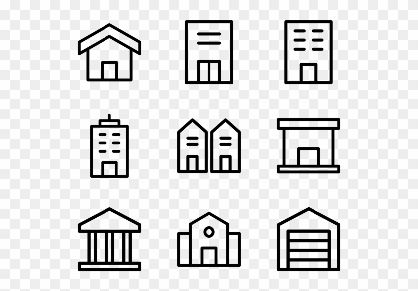 Building - Icono Manufactura Clipart