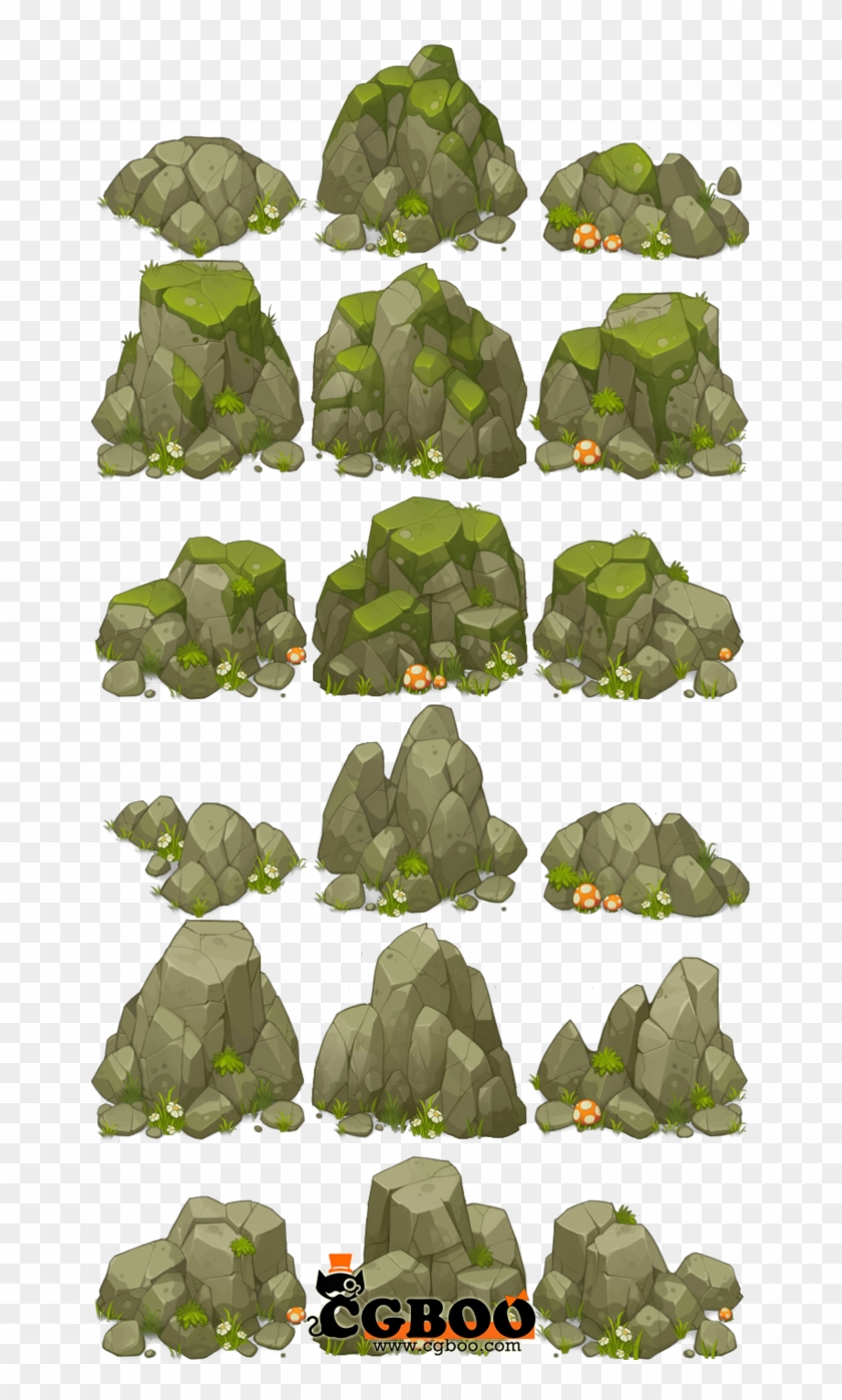 Rock Study Concept Art - Rock Concept Art Clipart