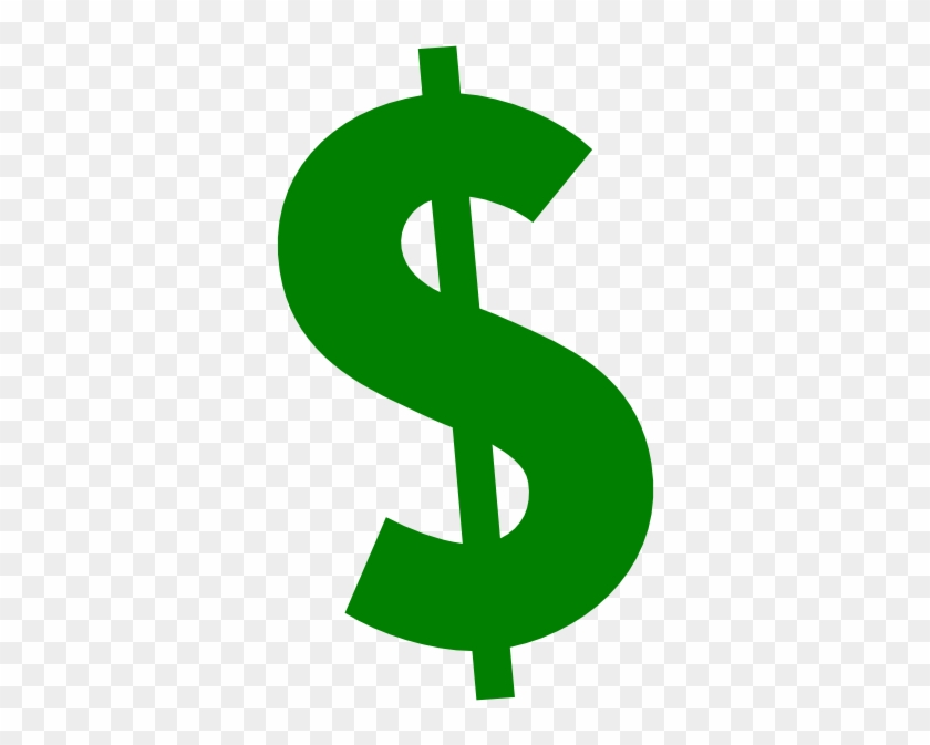 Dollar Bill Sign - Green Dollar Sign Clipart No Background - Png Download