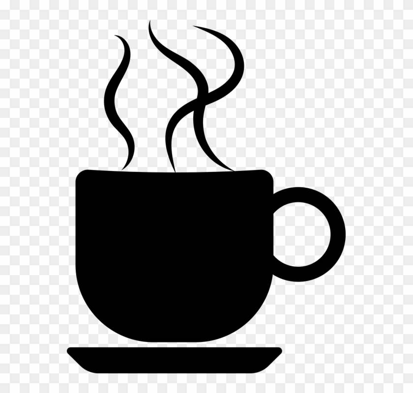 Hot Cocoa Shop Of - Cup Of Coffee Silhouette Clipart