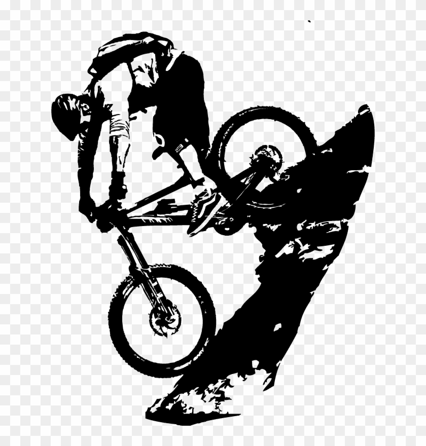 Mountain Bike Png - Bicycle Downhill Tattoo Clipart #2142626