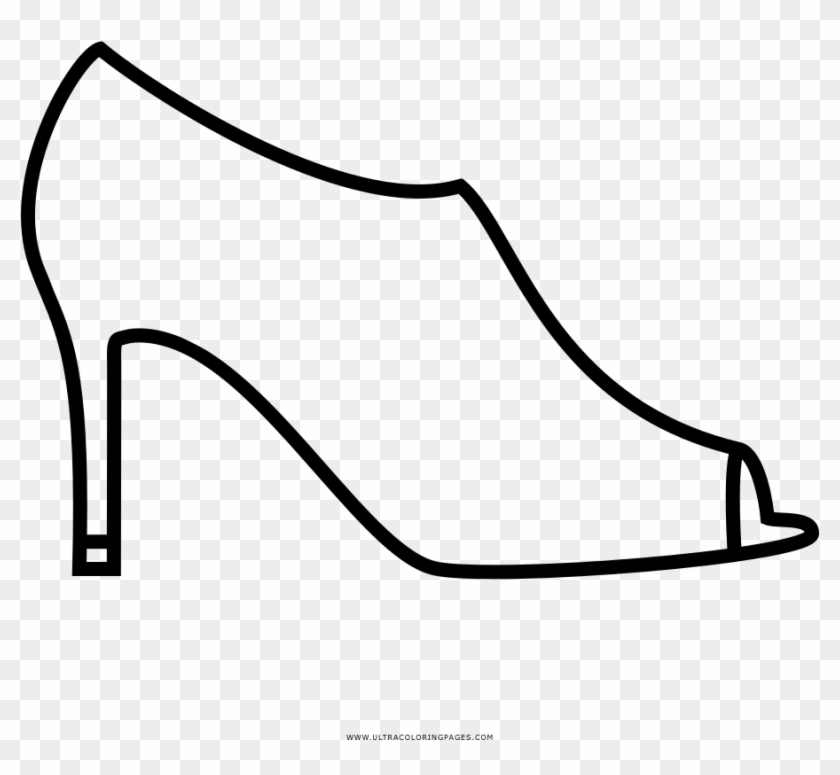 High Heels Coloring Page - Color Page High Heels Clipart #2142774