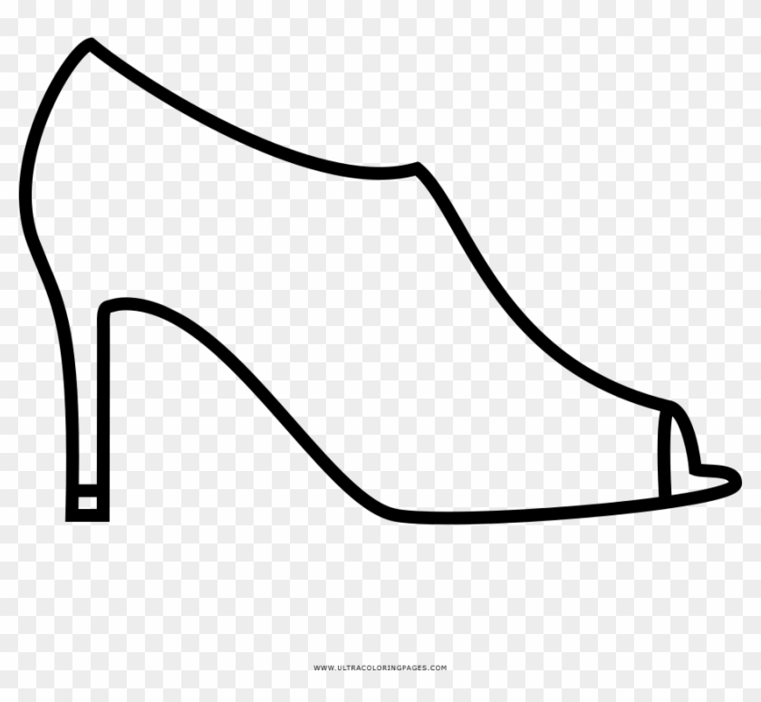 High Heels Coloring Page - Color Page High Heels Clipart