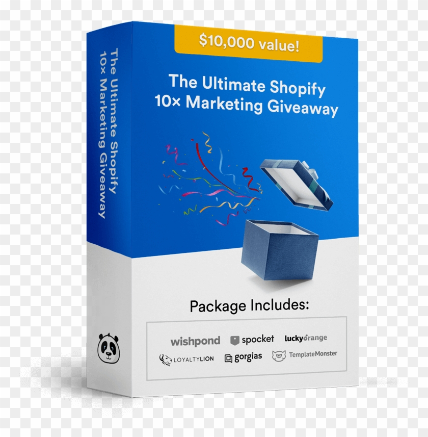 The Ultimate Shopify 10× Marketing Giveaway - Box Clipart #2143111