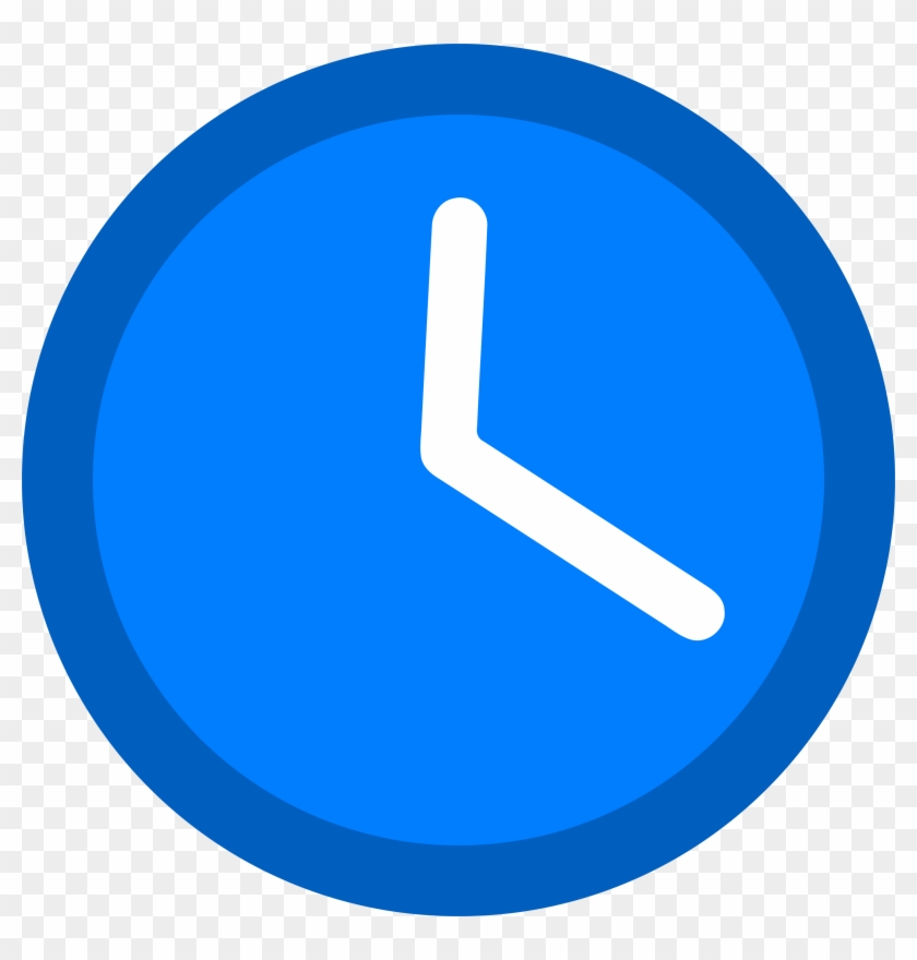 Clock Md Dodger Blue Clipart Png Transparent Png #2143257