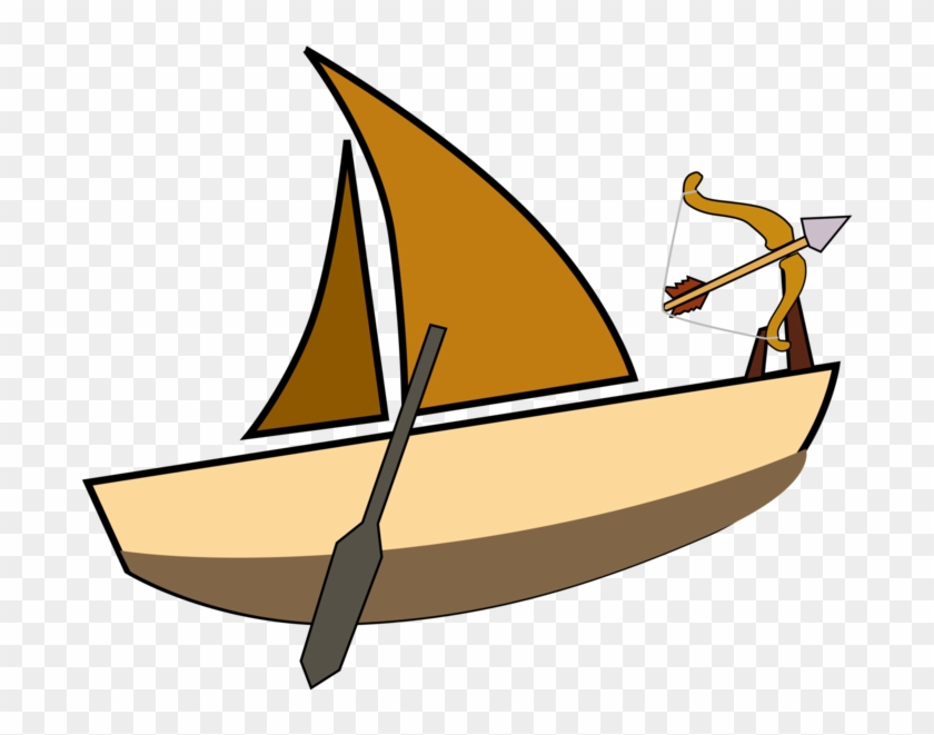 Clip Royalty Free Boating Rowing Sailing Free Commercial - Skiff Clipart - Png Download #2143357