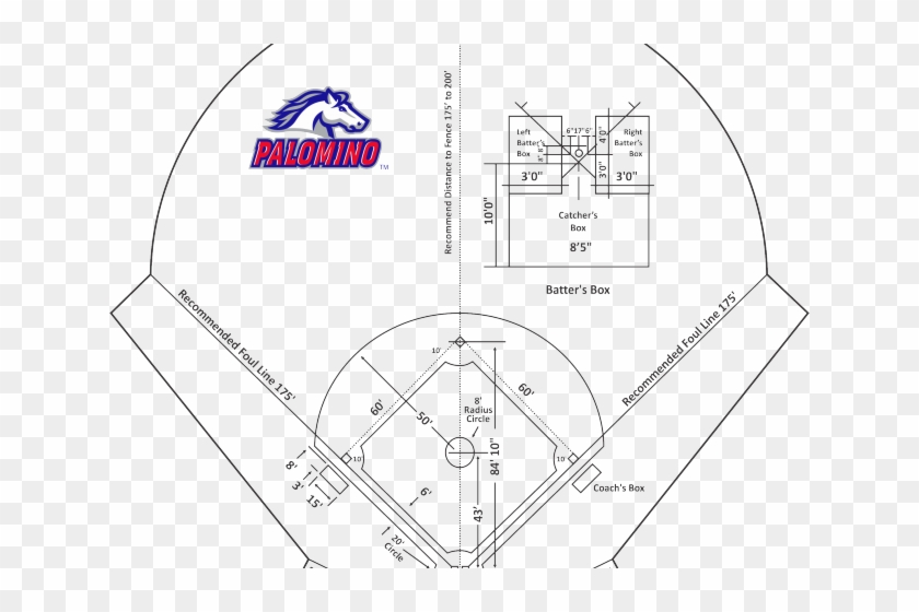Download Printable Baseball Diamond Slow Pitch Softball Field