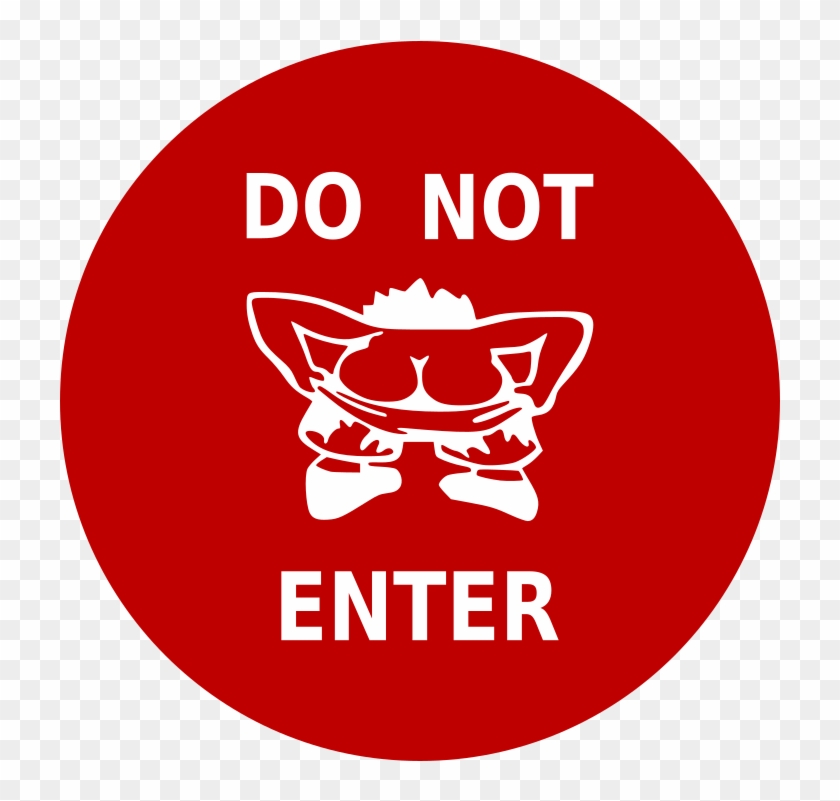 Medium Image - No Entry Sign Board Clipart