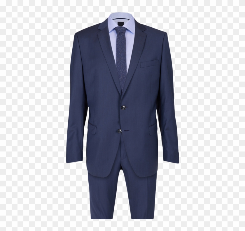 Bugatti Herren Anzug Baukasten Slim Fit Uni Blau - Tuxedo Clipart #2144076