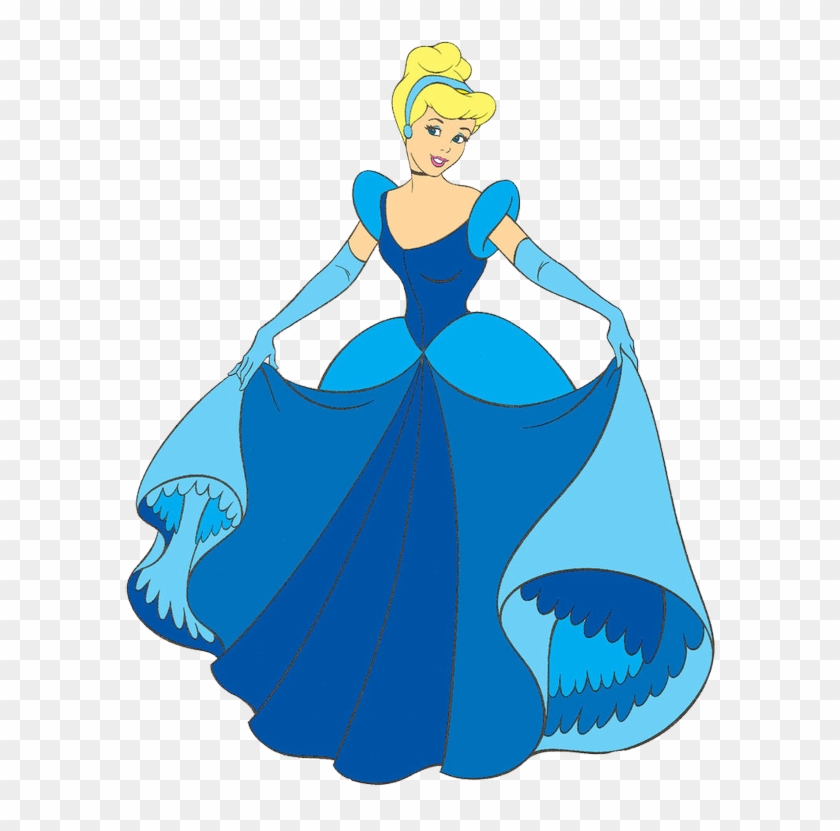 Cinderella Cliparts - Disney Wallpaper Of Princess Cinderella Blue - Png Download