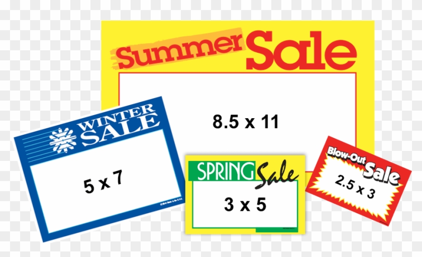 Signage That Attracts Customers Attention To Sale Items - Graphic Design Clipart #2144162