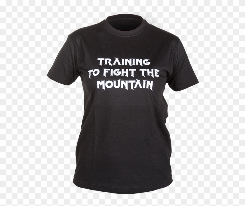 T-shirt Training To Fight The Mountain - Training To Beat The Mountain Clipart #2144195