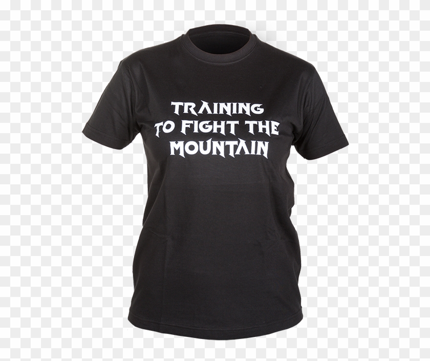 T-shirt Training To Fight The Mountain - Training To Beat The Mountain Clipart
