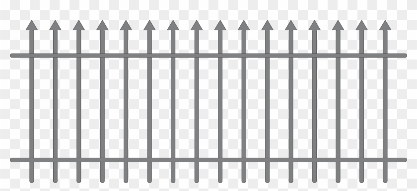 Iron Fence Vector Clipart