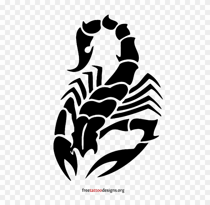 Scorpio Tattoo Transparent Images - Scorpion Logo Clipart