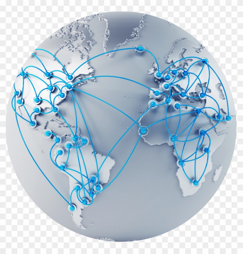 Global Png - Globe Connections Clipart