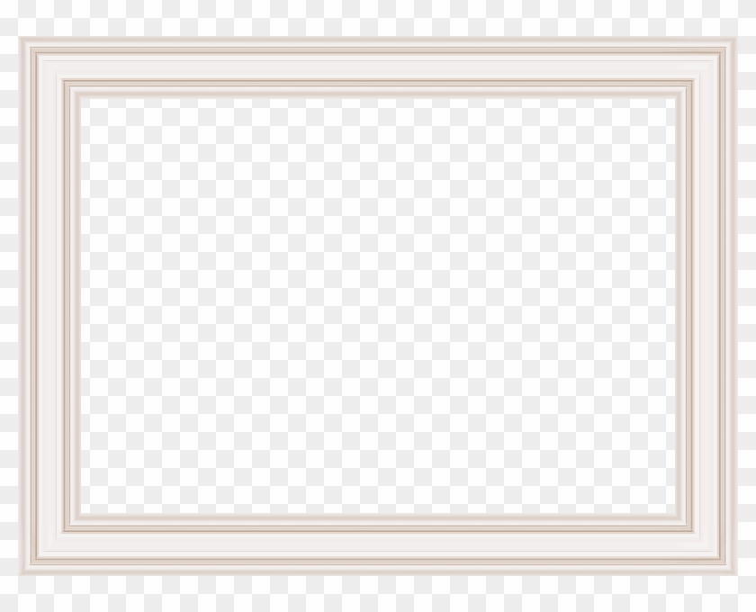 Frame White Antique Cream Eggshell Ghost Ivory Oyster - Picture Frame Clipart