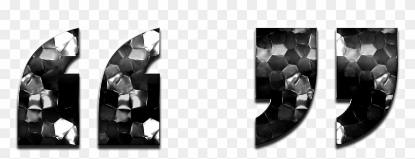 Quotation Mark Transparent Png - Monochrome Clipart