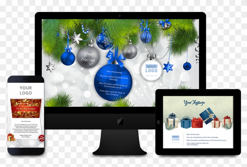 Company Holiday Ecards Compatible With All Devices - Send Animated Greetings That Appear Clipart