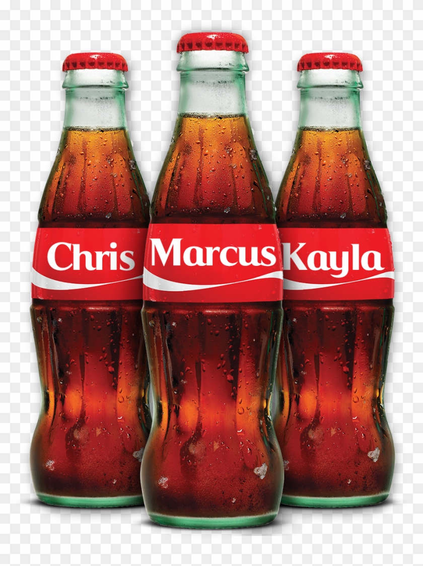 Get Your Personalized Virtual Share A Coke Bottlel, - Coca Cola Name Bottle Png Clipart