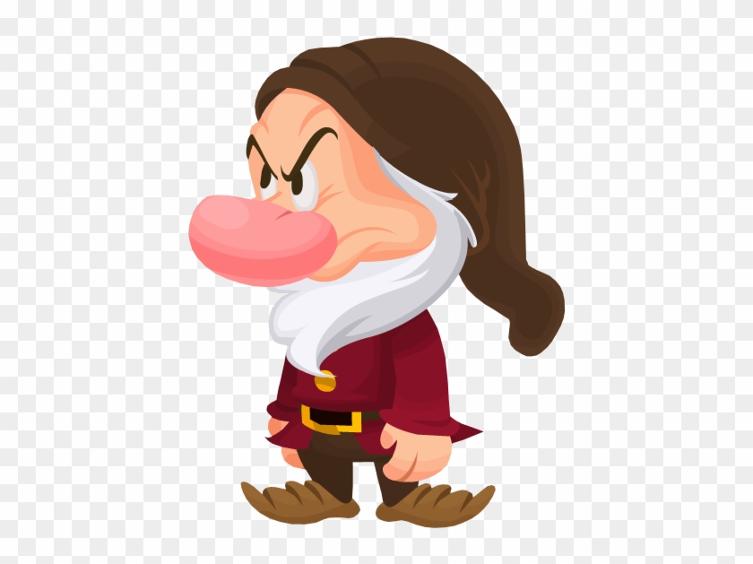 Grumpy Snow White Dwarf Free Png Image - Grumpy Snow White Clipart #2145492