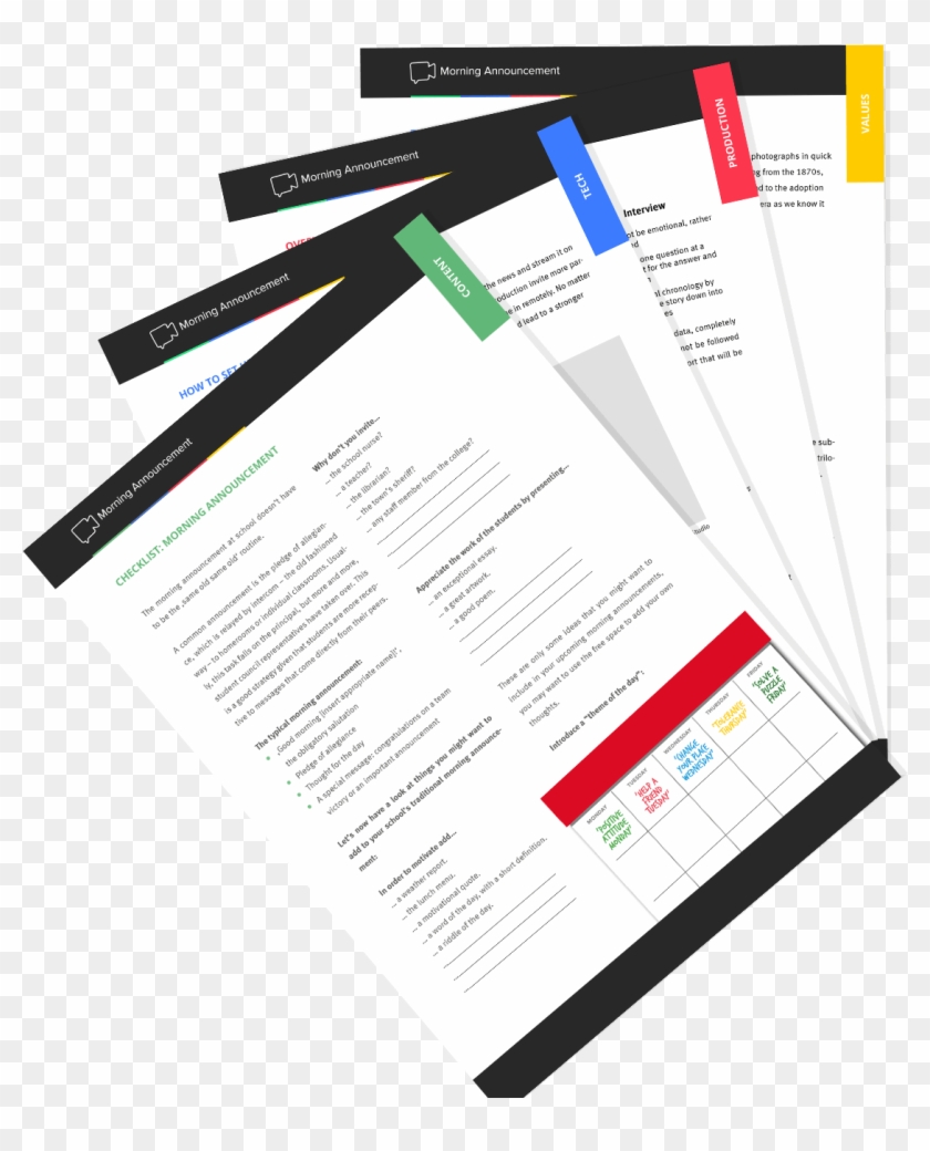 Download Our Free Morning Announcement-bundle - Graphic Design Clipart #2145752