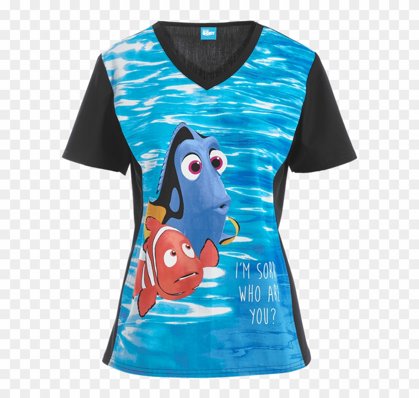 Shown In - Finding Dory Scrub Top Clipart #2145839