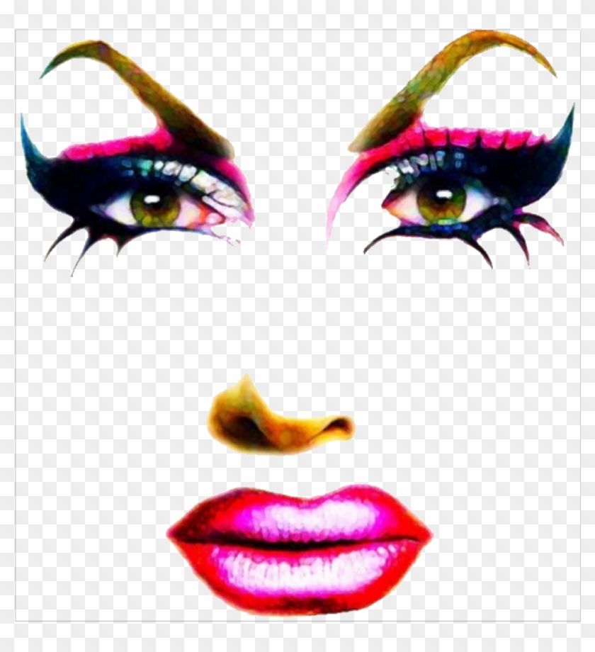 Dragqueen Face Makeup Rupaulsdragrace Freetoedit Clipart