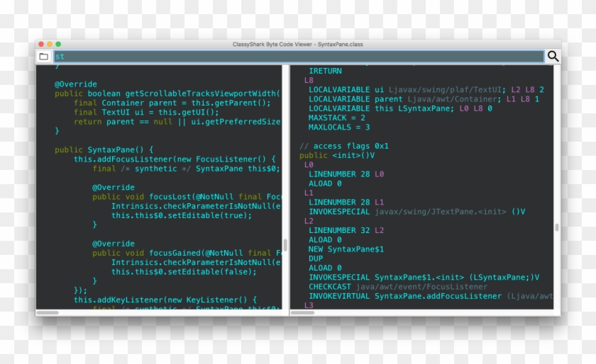 This Is How Classyshark Binary Viewer Looks And Feels - Vim Youcompleteme Clipart #2146107