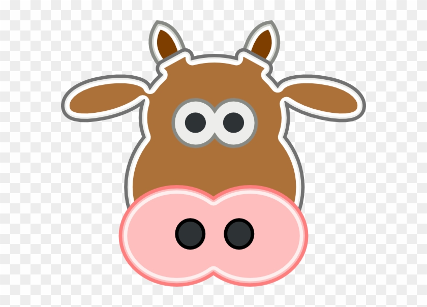 Cow Clip Art - Cow Face Clipart Png Transparent Png
