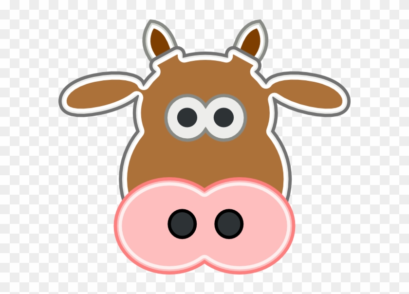 Cow Clip Art - Cow Face Clipart Png Transparent Png
